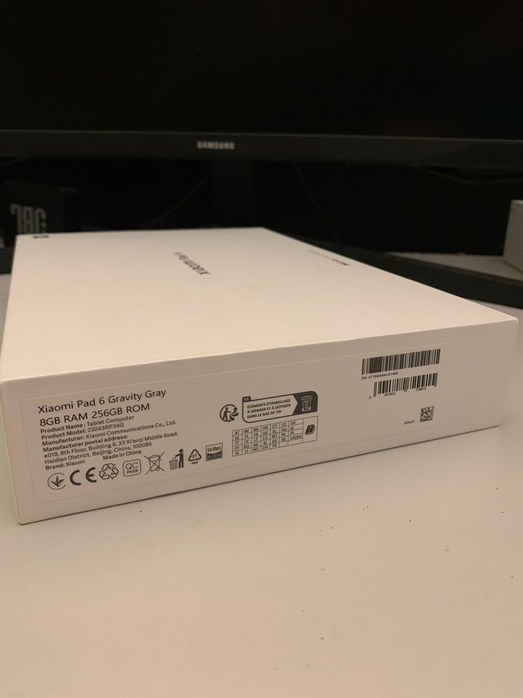 Xiaomi mi pad 6 11’ 144hz 8/256gb