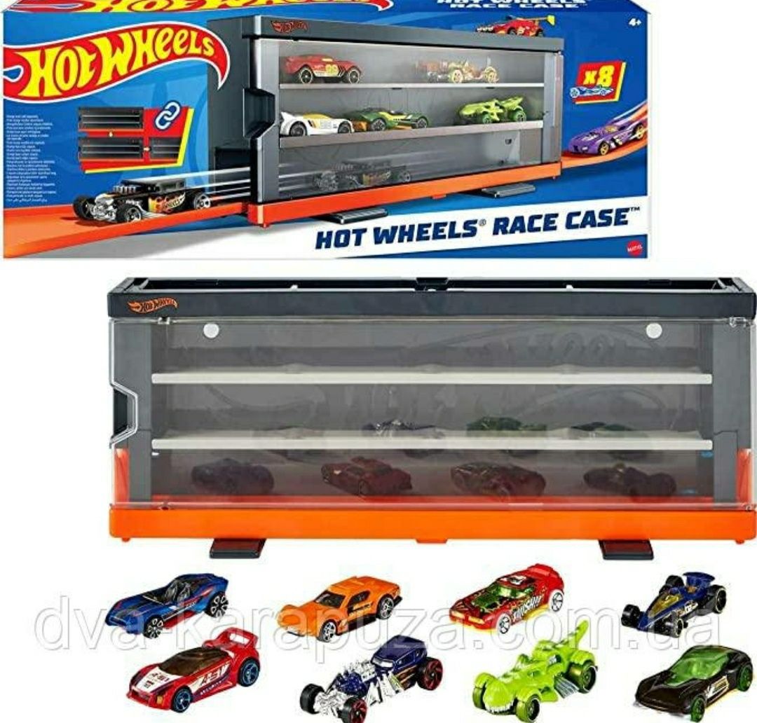 Машинки Hot Wheels, кейсы для хранения, треки! Оригинал!