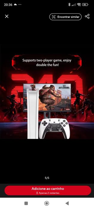 Consola TV 20.000 jogos