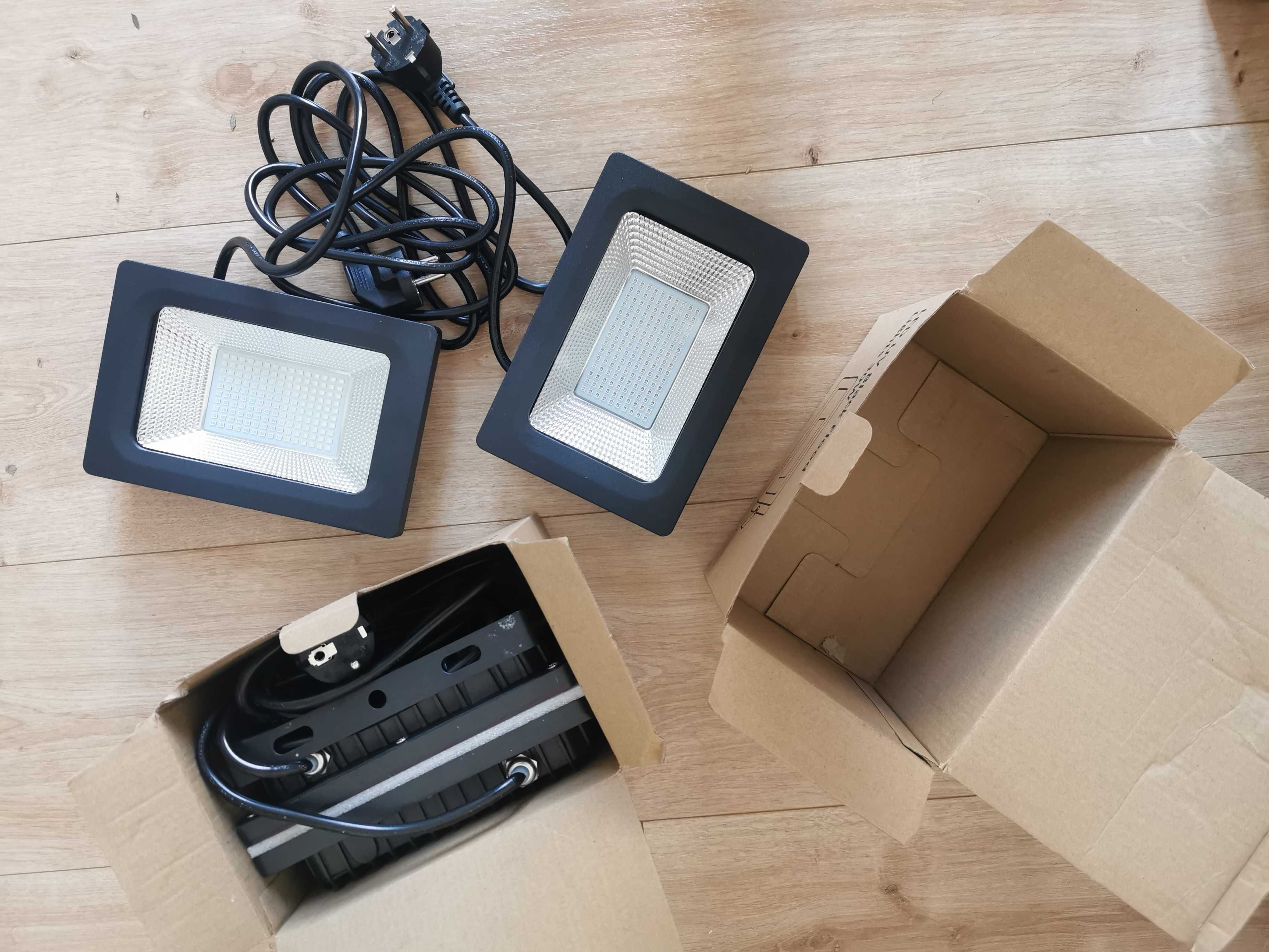 4 projectores LED LUNSY 30W preto/roxo 150 LEDs UV