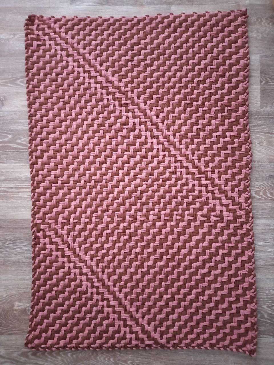 коврик для сидіння на холодному великий 60 на 90  килимок плетений