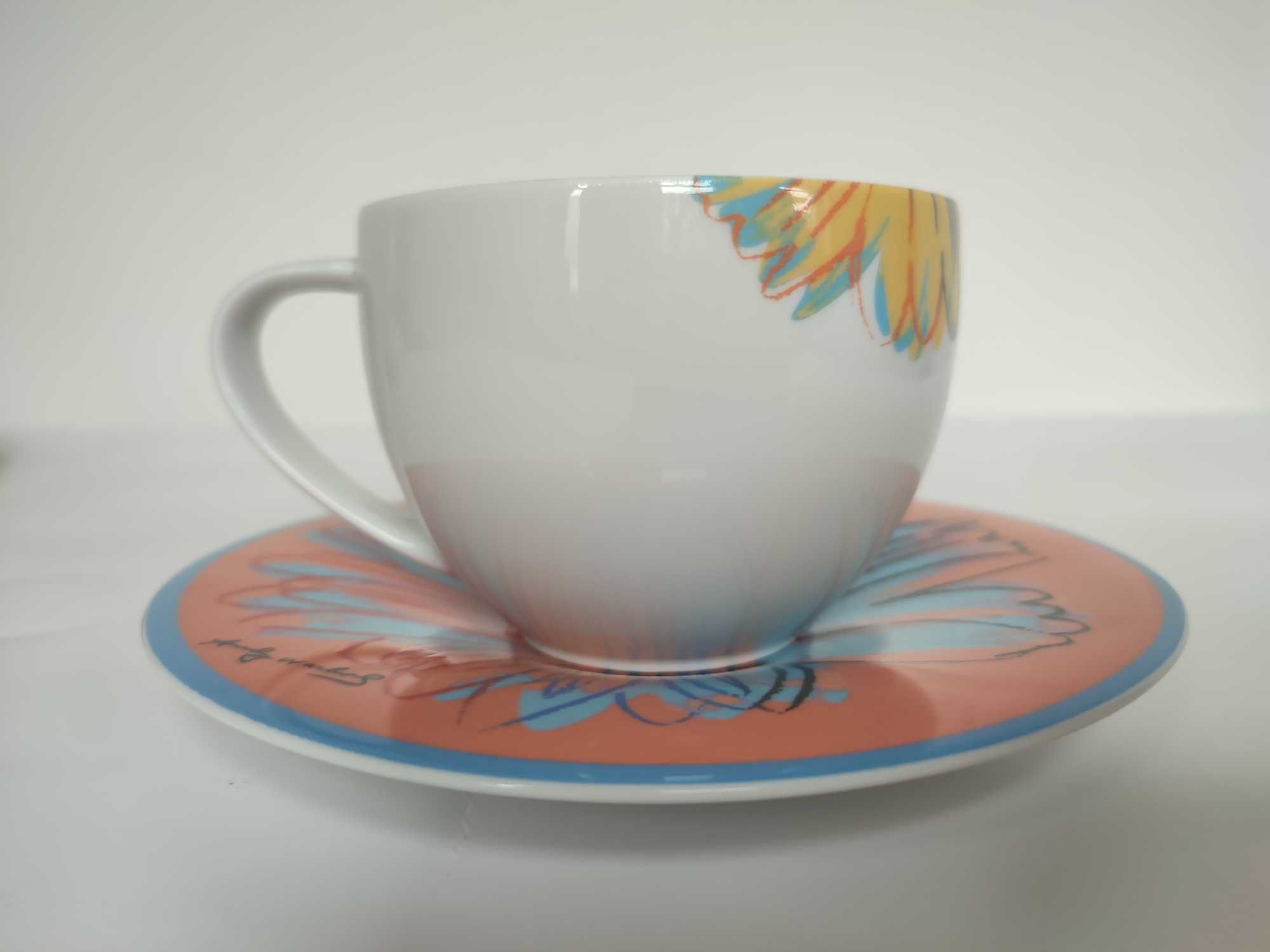 Rosenthal Studio Line Daisies Andy Warhol:  filiżanka ze spodkiem