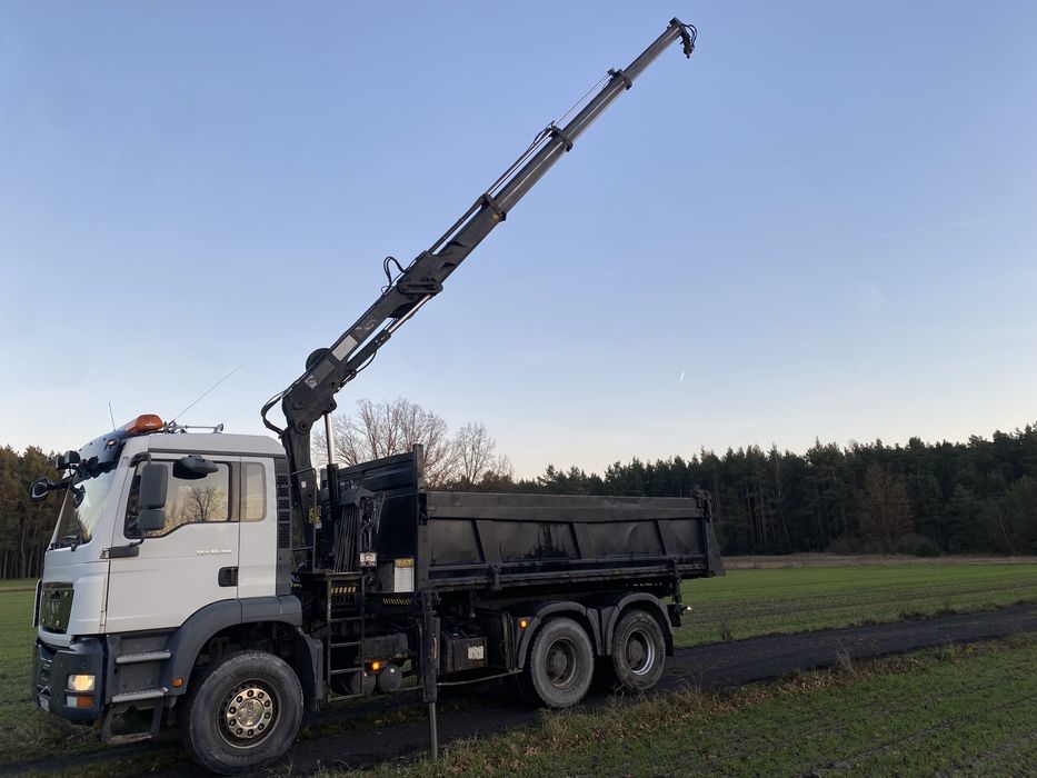 Man Tga 410 6x4 wywrotka z HDS