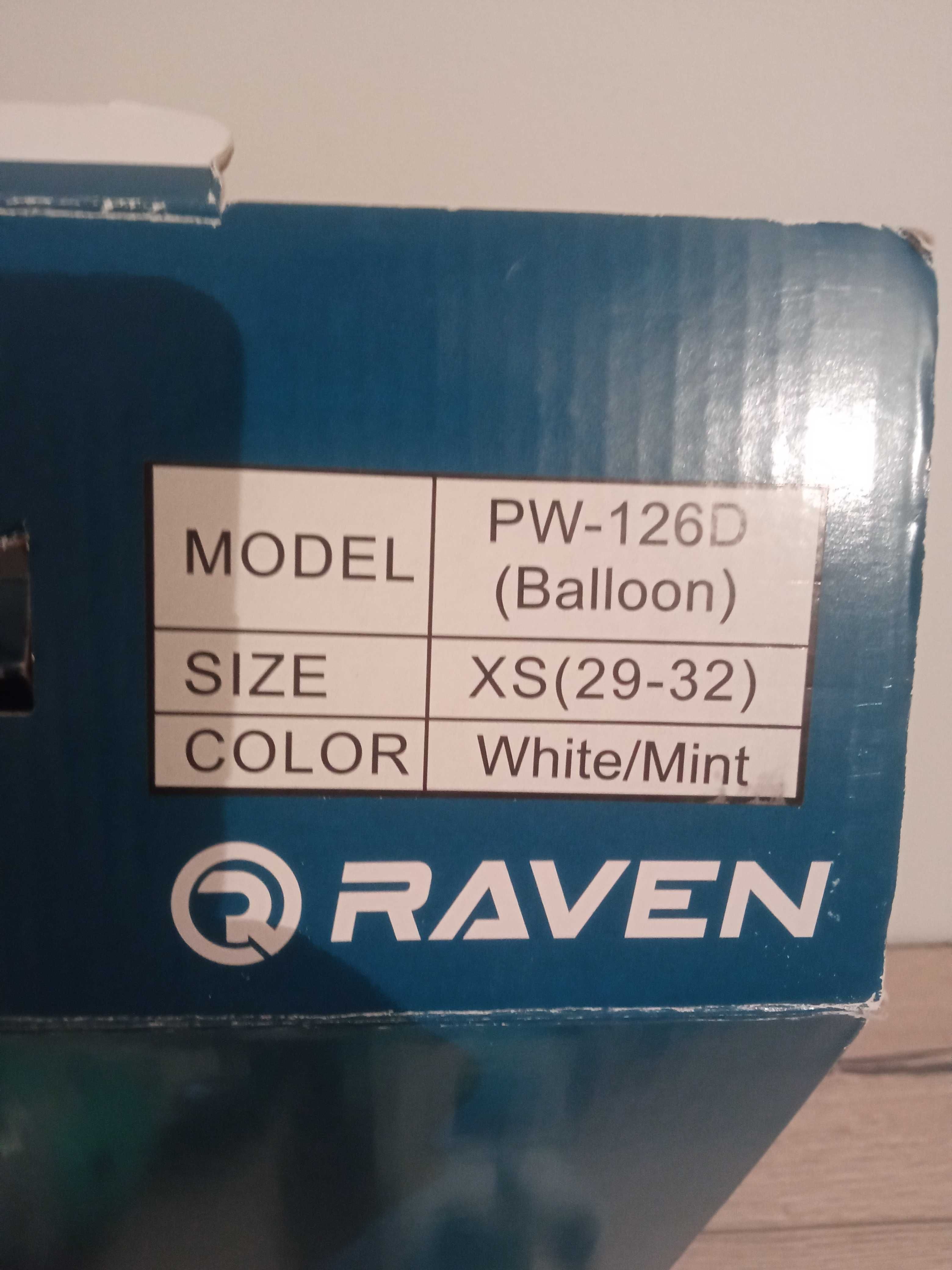 Rolki Wrotki Łyżwy 4w1 RAVEN Balloon Mint 29-32