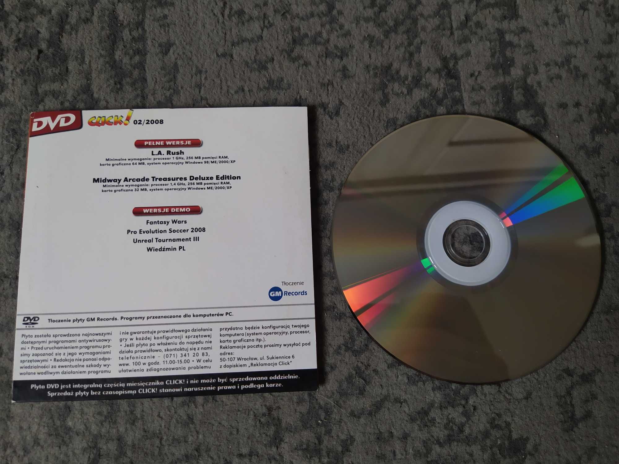 Midway Arcade Treasures Deluxe Edition L.A. Rush Click! 02/2008 PC ENG