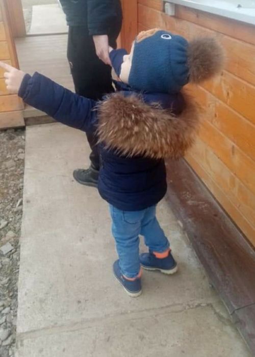 Зимняя куртка 3-5 104 110 116 С натуральним мехом