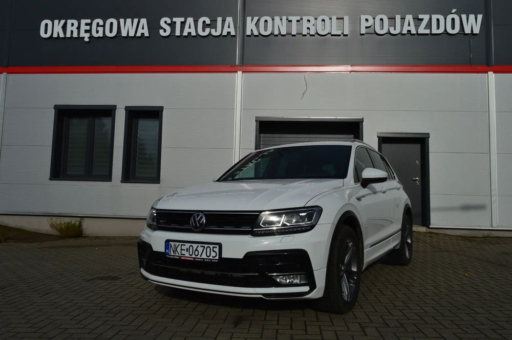 Volkswagen Tiguan Śliczny 4X4  R-Line 2.0 TDI Lift z Niemiec Zarejstrowany