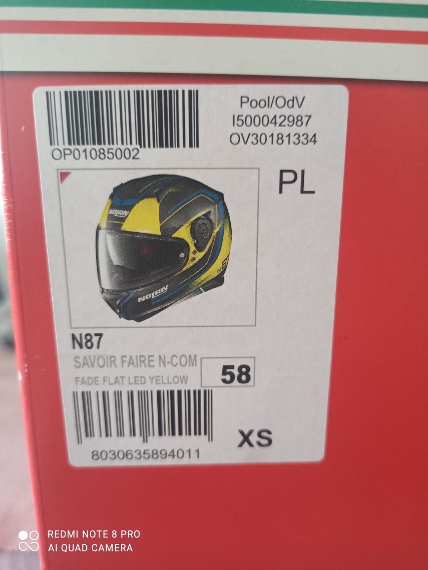 Kask Nolan n87 roz.XS Super Stan i Malowanie