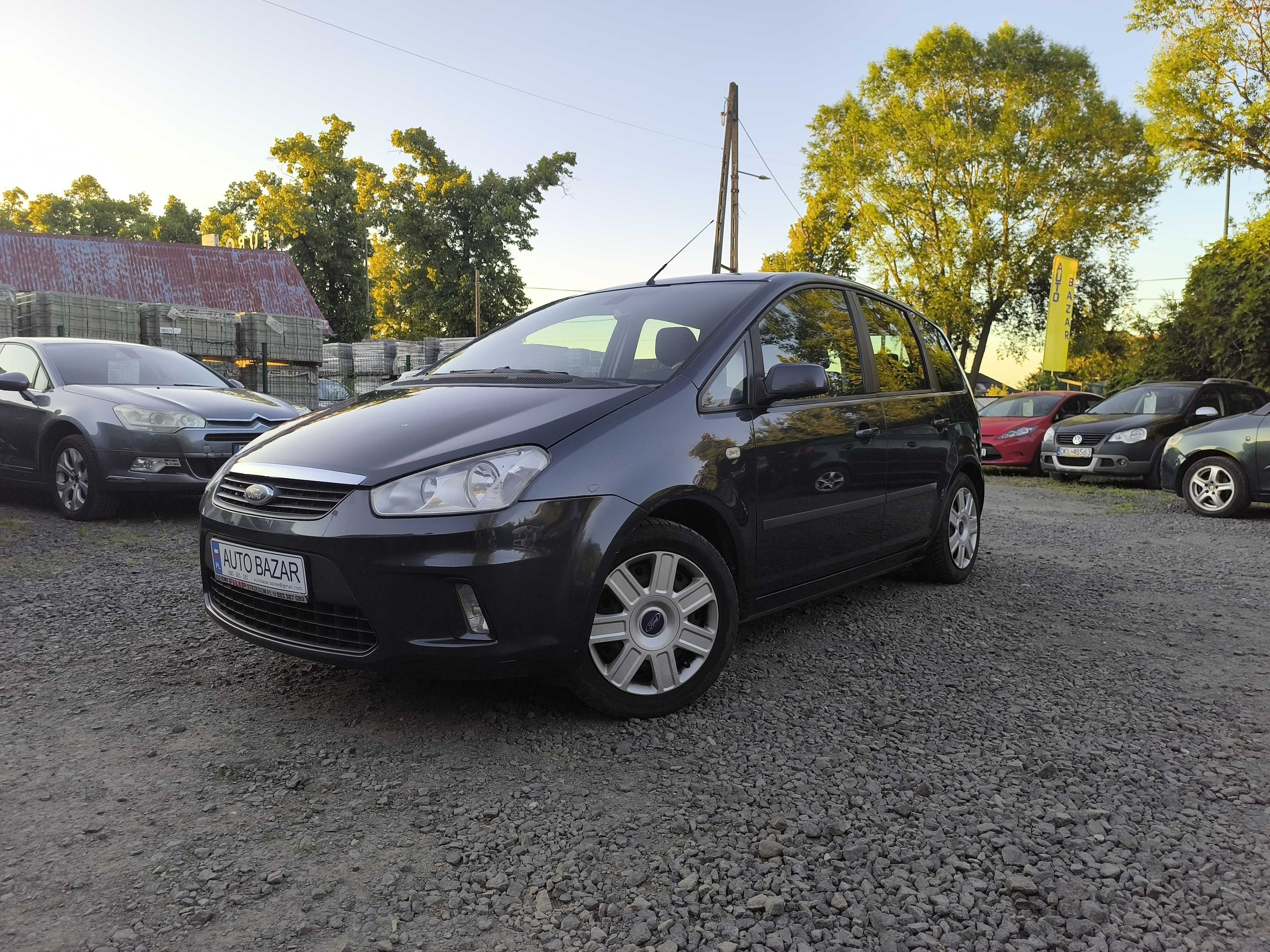 C-Max 1.6B • 2007r • 190 tys km • Wielosezon • Zdrowy •Isofix•Tempomat