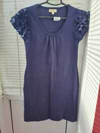 сукня з коротким рукавом з бавовни синя  М monsoon