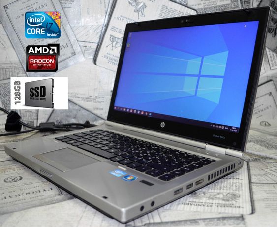 HP EliteBook 8460p: 14"/i7-2640m/8GB/128GB SSD/1GB Video. Гарантия1