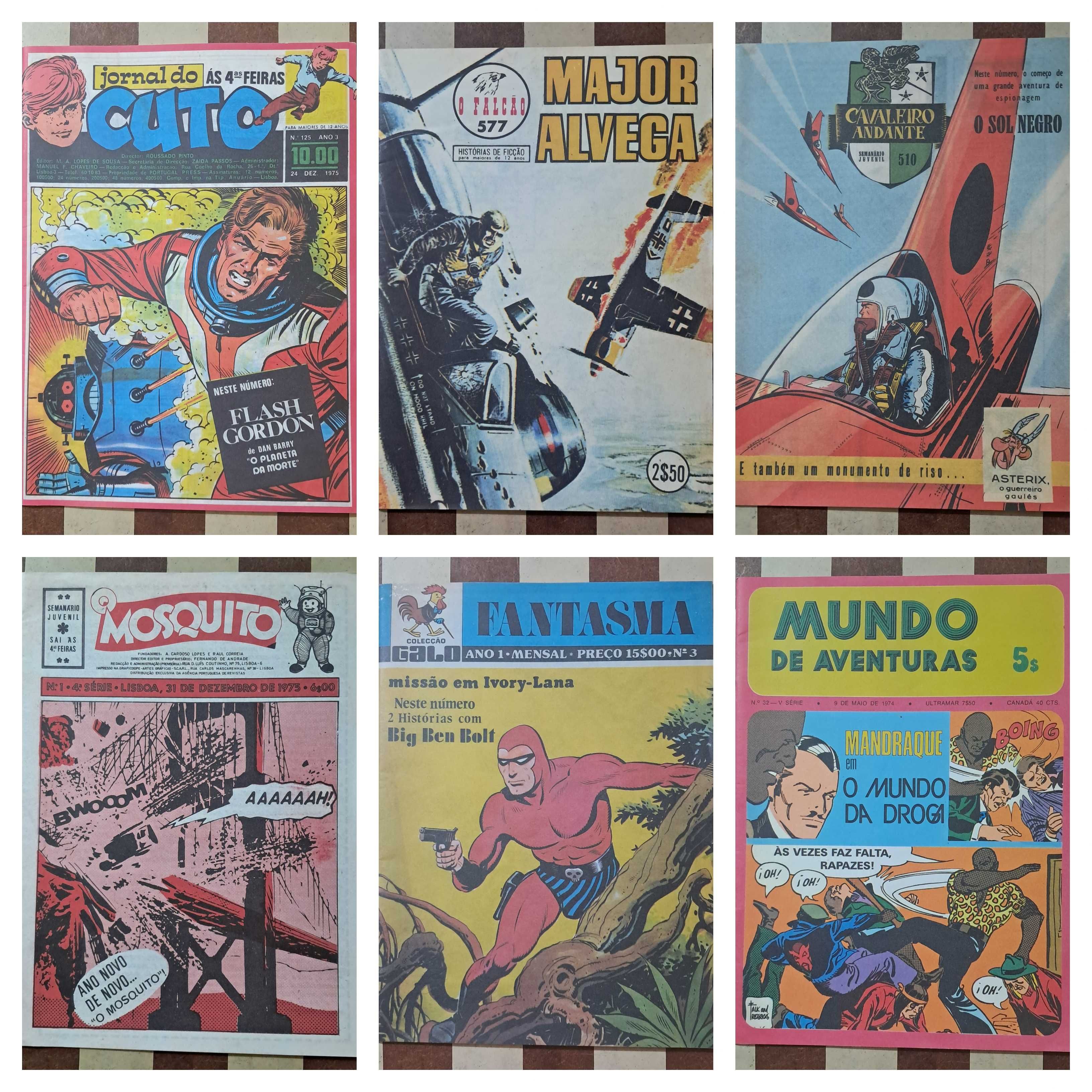 Conjunto lote Revistas antigas banda desenhada
