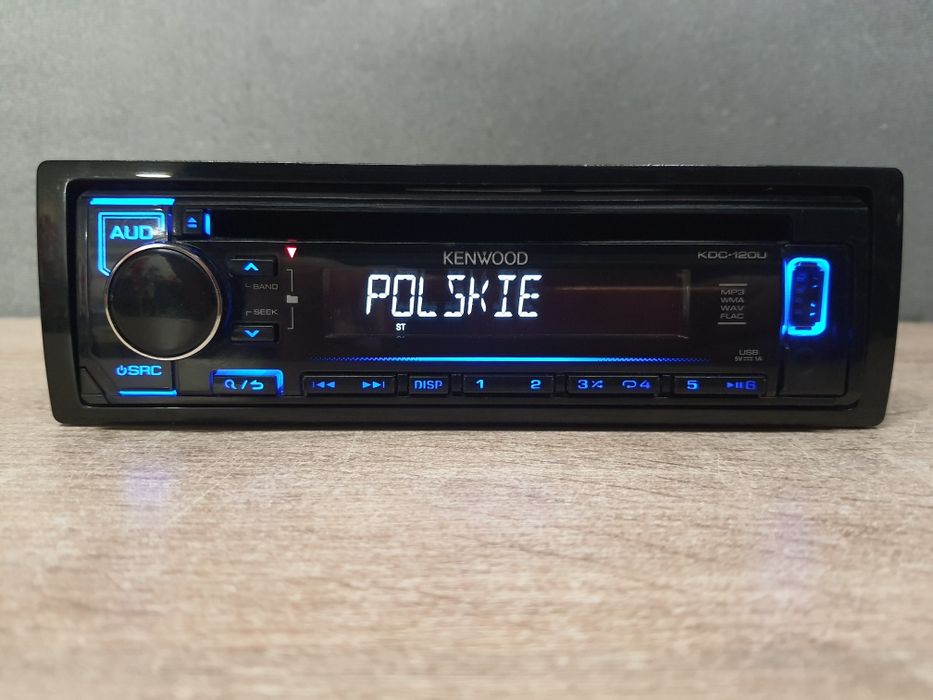 Radio samochodowe Kenwood CD KDC-120U, USB CD Mp3 Aux Audi Seicento VW