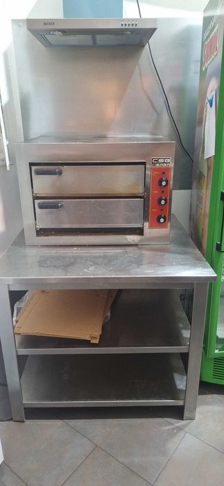 Forno pizza com bancada