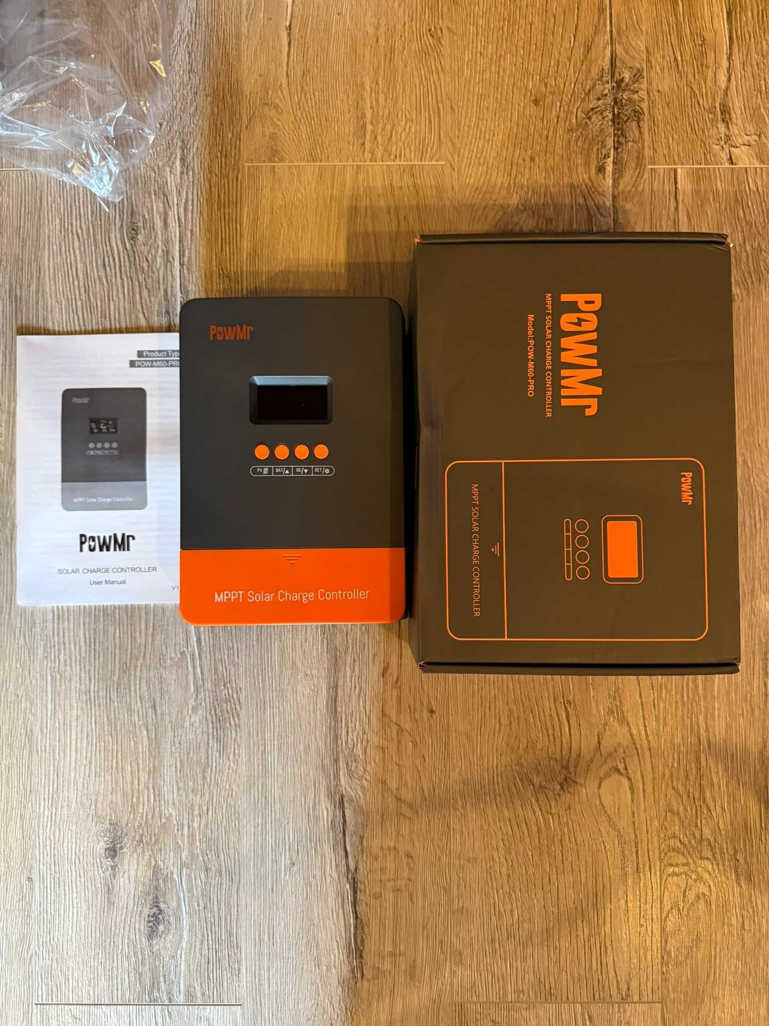 Regulator ładowania słonecznego  60A off-grid PowMr Kontroler MPPT