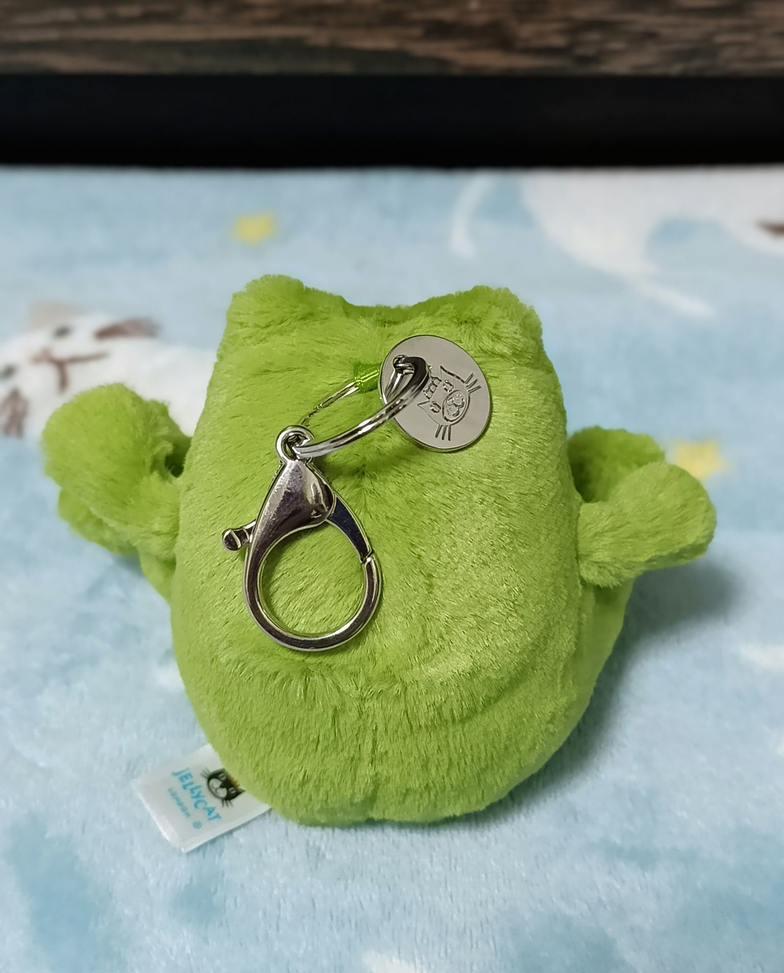 Мягкая игрушка брелок жаба Jellycat Ricky Rain Frog, лягушка, подвеска
