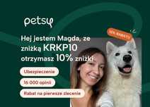 Magda, petsitter Petsy.pl - opieka od 35 zł, rabat 10% z kodem KRKP10