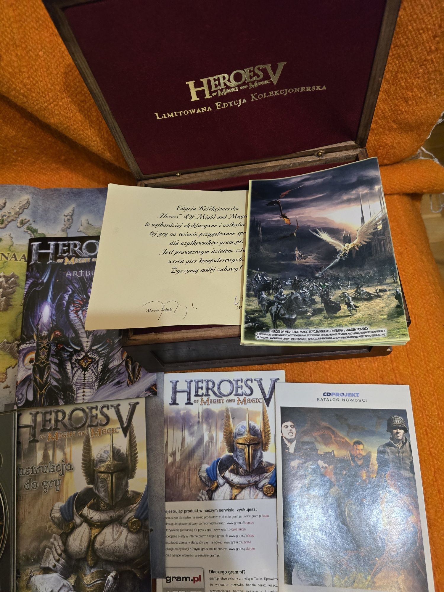Heroes of Might and Magic V edycja kolekcjonerska + dodatek Kuźnia Prz