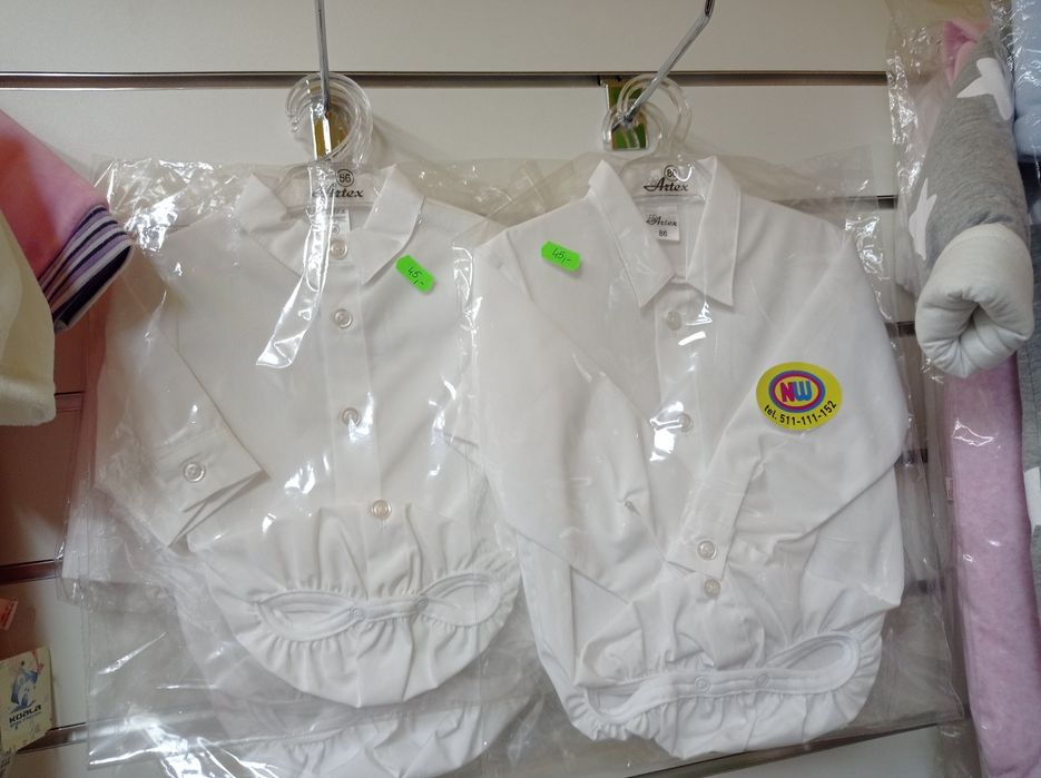 Koszulobody NOWE ubranka na Chrzest Święty