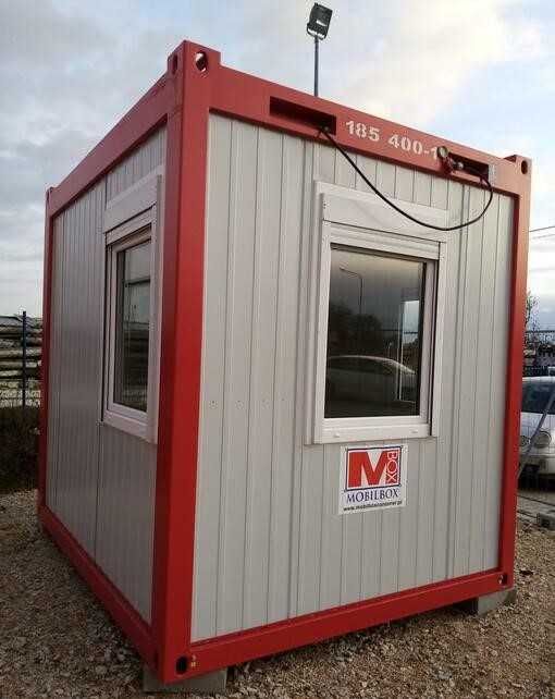 kontener portiernia, stróżówka, wartownia, kontener 10, kontener