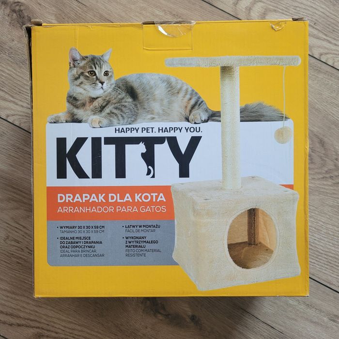 Kitty drapak dla kota legowisko 30x30x59