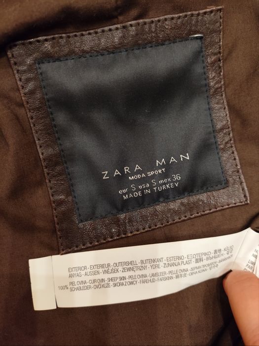 Kurtka skórzana ZARA