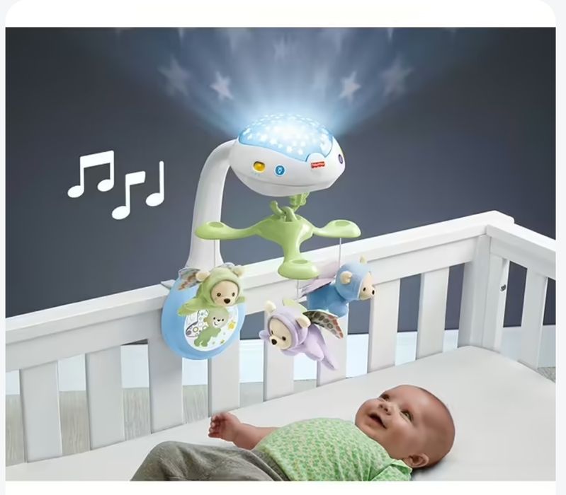 Мобіль із ведмедиками Fisher Price 3-в-1