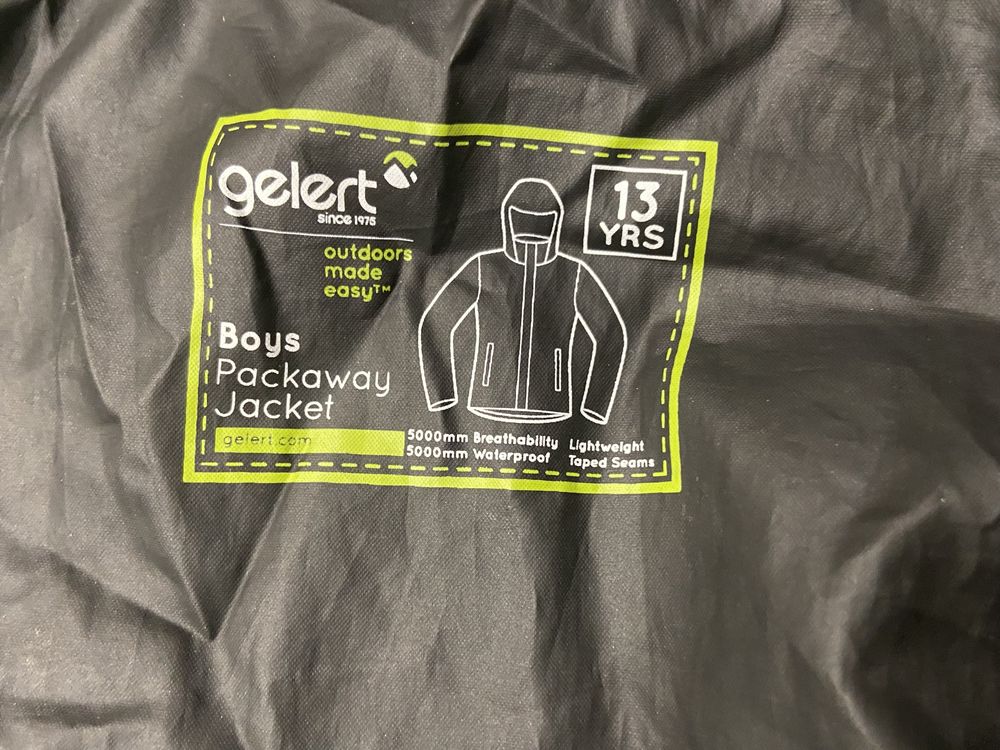 Куртка ветровка Gelert на мальчика 13 лет дождевик