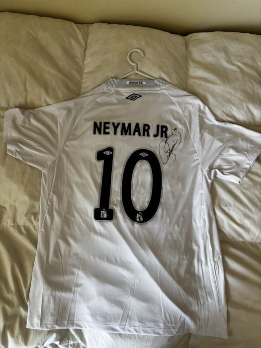 Camisola Oficial Santos Neymar Jr Assinada