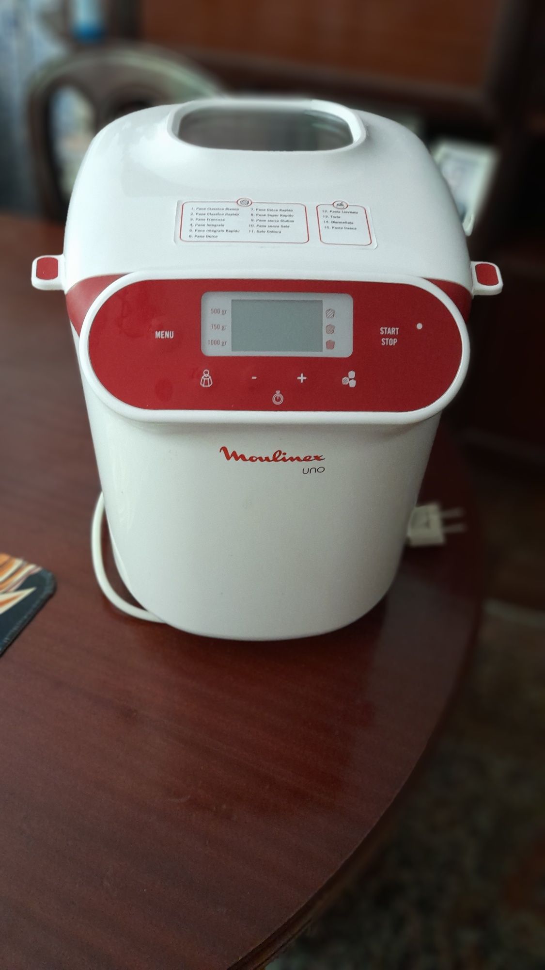 Máquina de fazer pão Moulinex