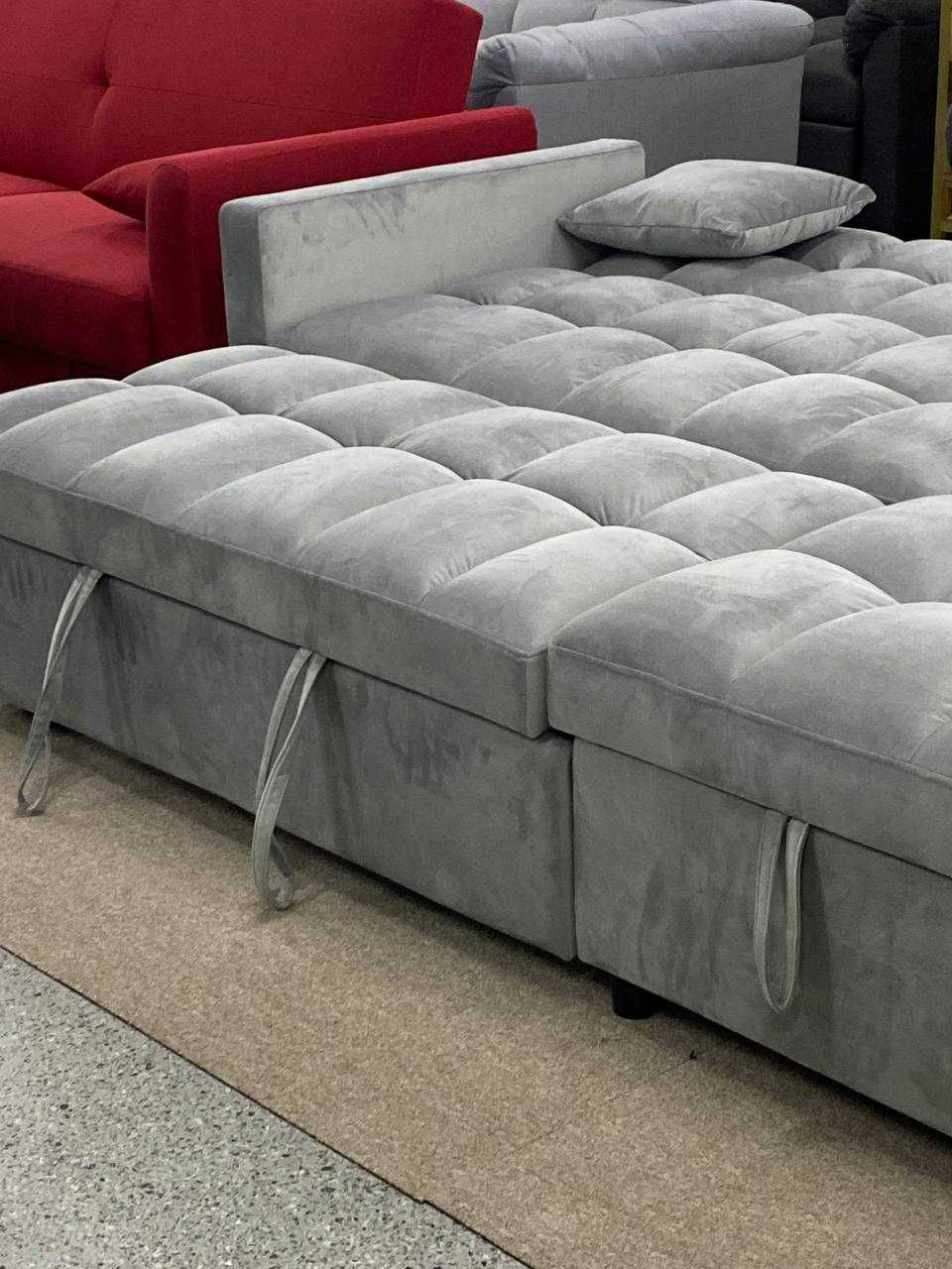 sofá-cama novo cinza  - envio gratis