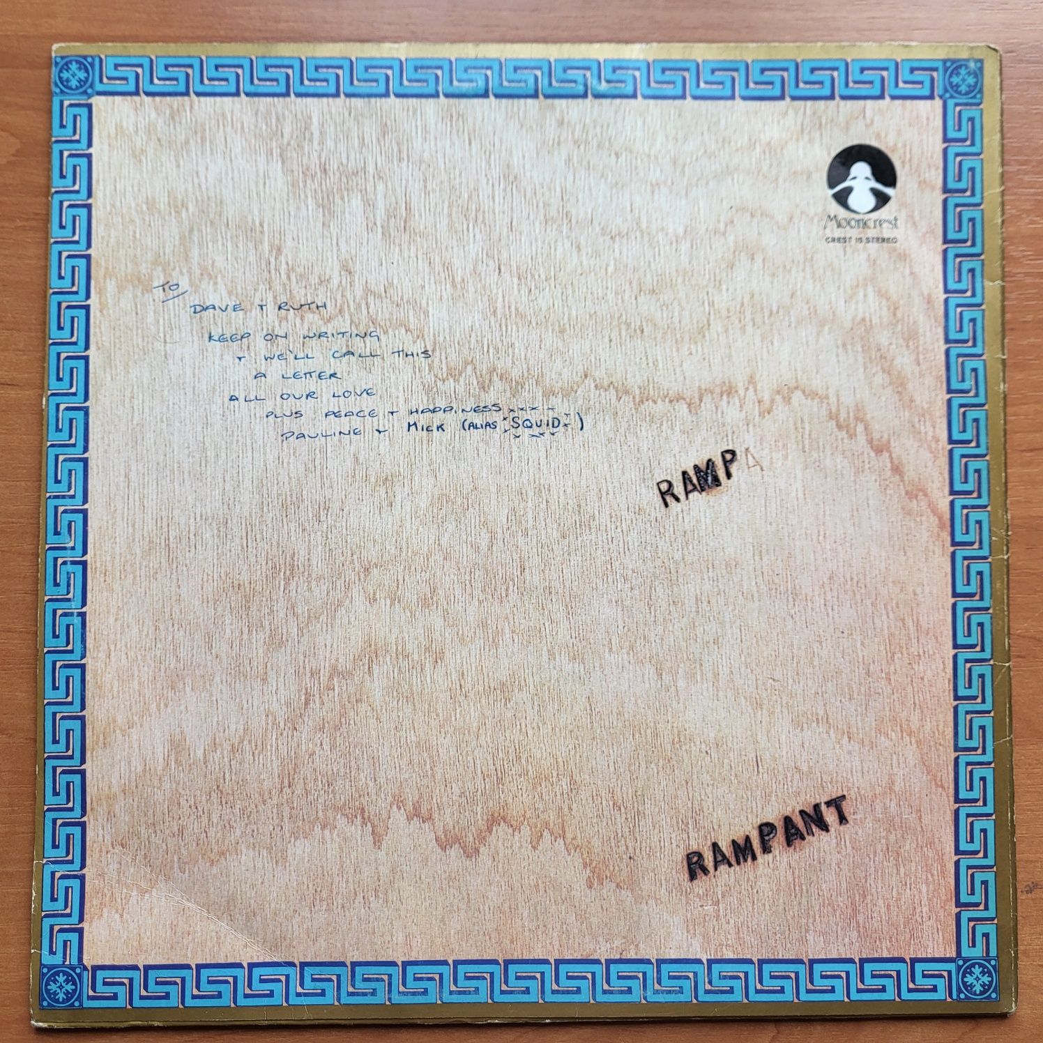 Nazareth Rampant NM UK 1st press