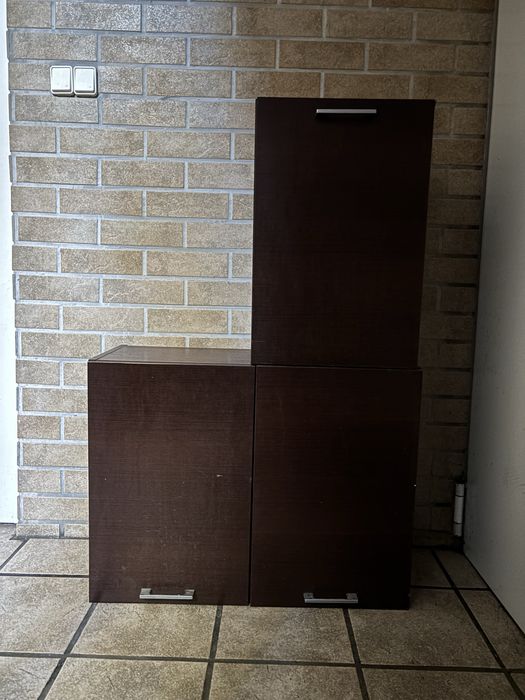 Oddam szafki kuchenne wiszace brazowe za darmo !