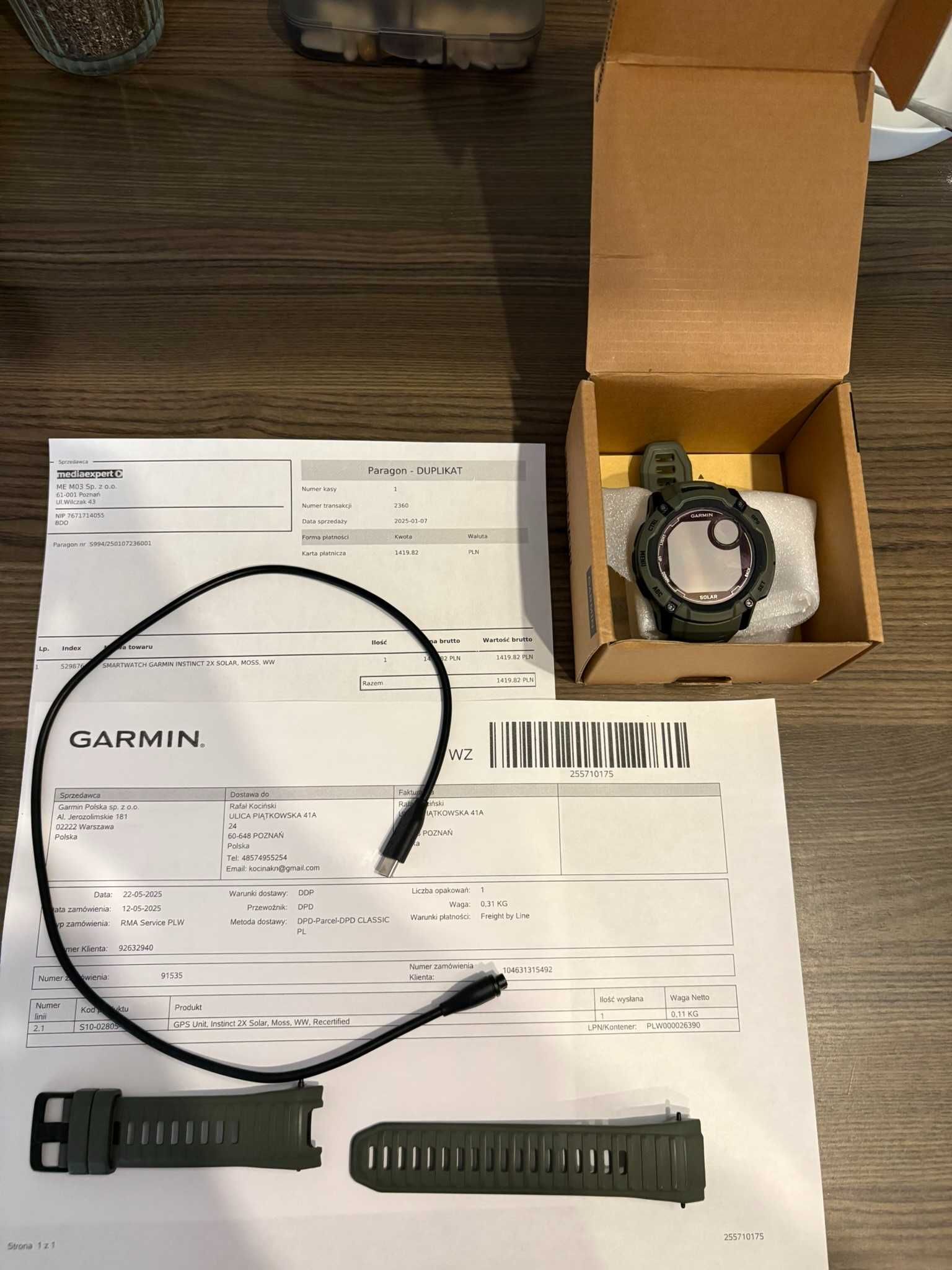 Garmin Instinct 2X Solar - zielony