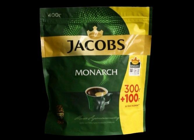 Розчинна кава якобс Jacobs monarch 400г. Оптом гурт