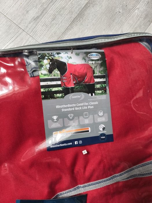 Derka padokowa Weatherbeeta comfitec 140cm czerwona 1200D