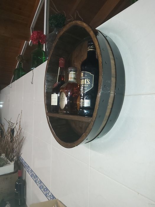 Tampo de barril  em madeira