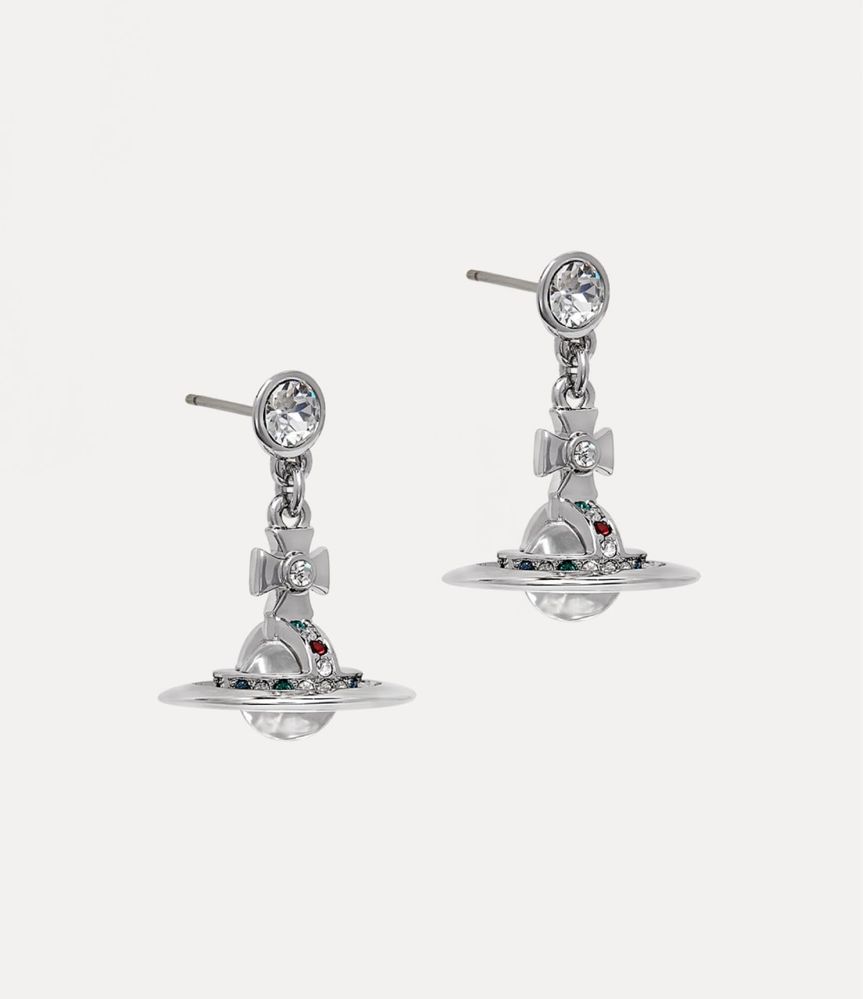 Сережки Vivienne Westwood petite orb earrings серьги сережки