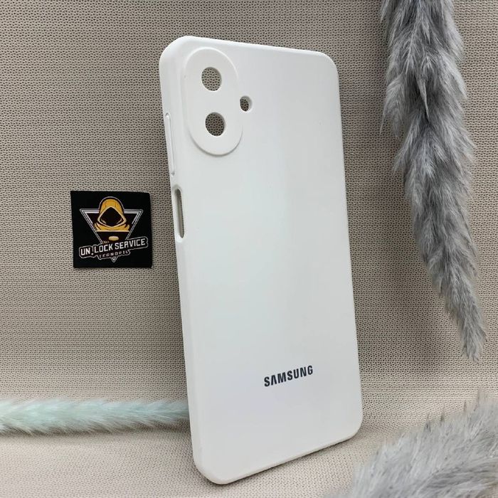 Топ! Samsung A07 с логотипом Противоударный чехол софт тач все модели