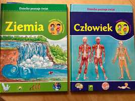 2 Książki z serii Dziecko poznaje świat: Ziemia i Człowiek