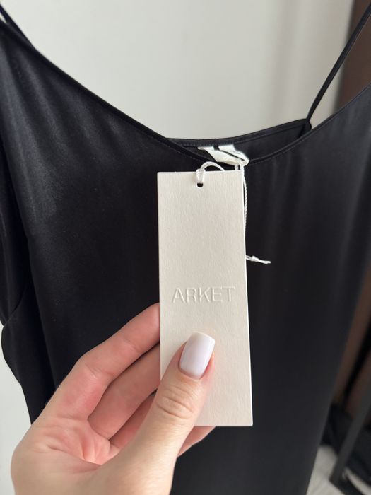Шовкова сукня Arket XS