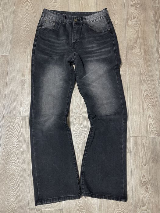 Flared jeans black