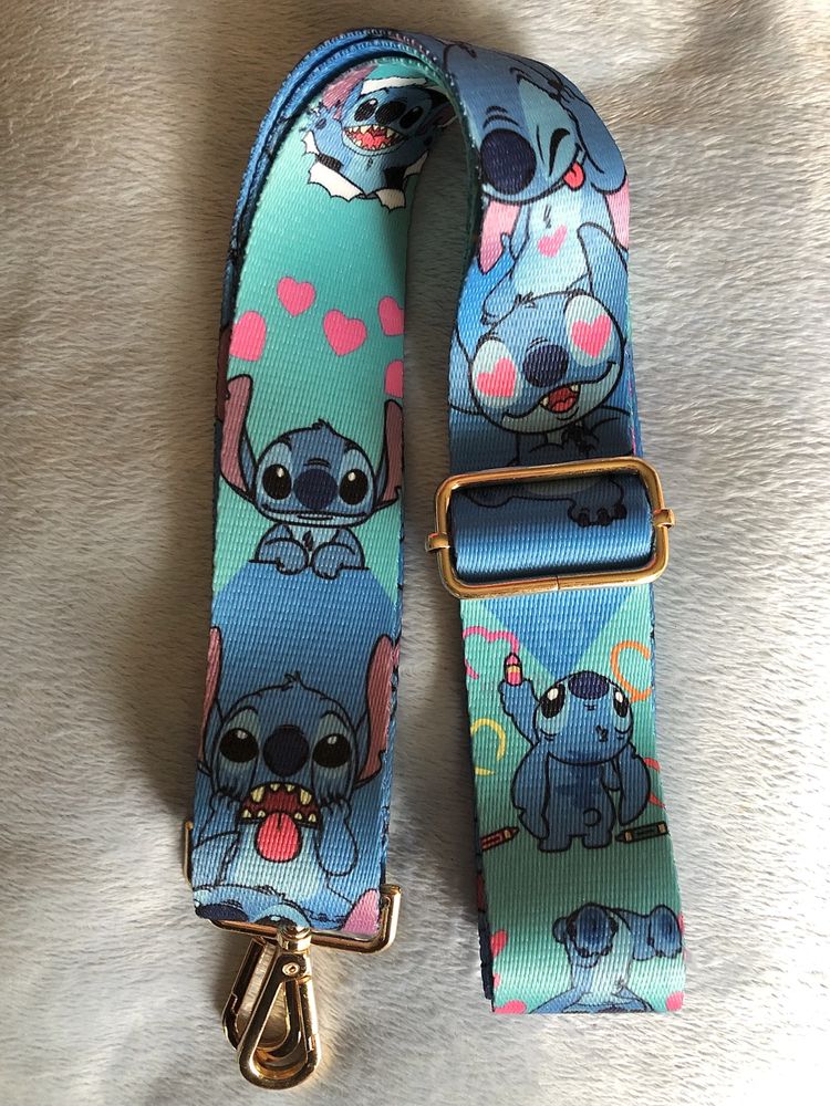 Pasek do torby torebki Design/Boho/Etno, Disney/Stitch