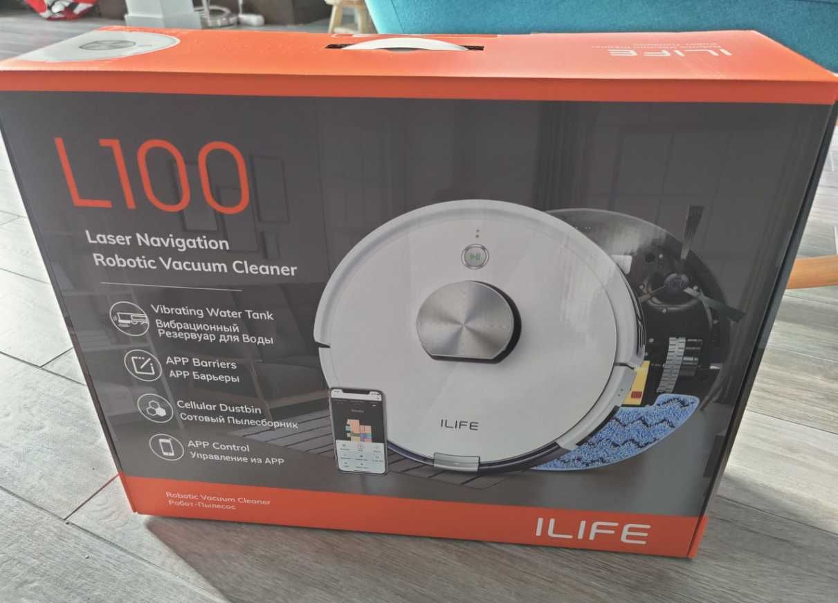 ‼️ Робот-пылесос ILIFE L100 Новинка на Рынке Планировка лазерной навиг