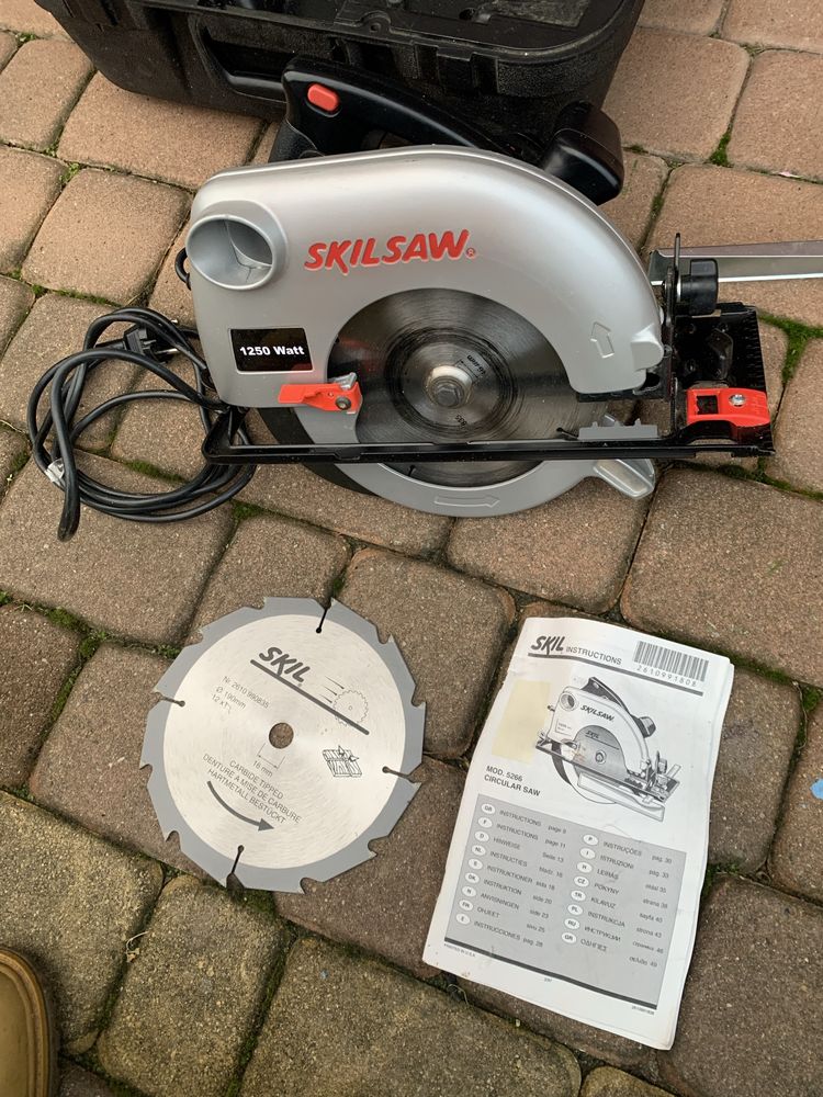Piła tarczowa Skilsaw 1250W Pilarka Jak Nowa