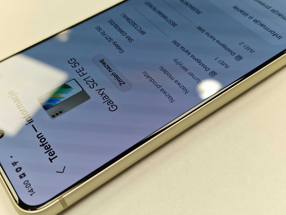Samsung Galaxy S21 FE 5G/ 6GB/ 128GB/ Olive/ Grade A-/ + ładowarka