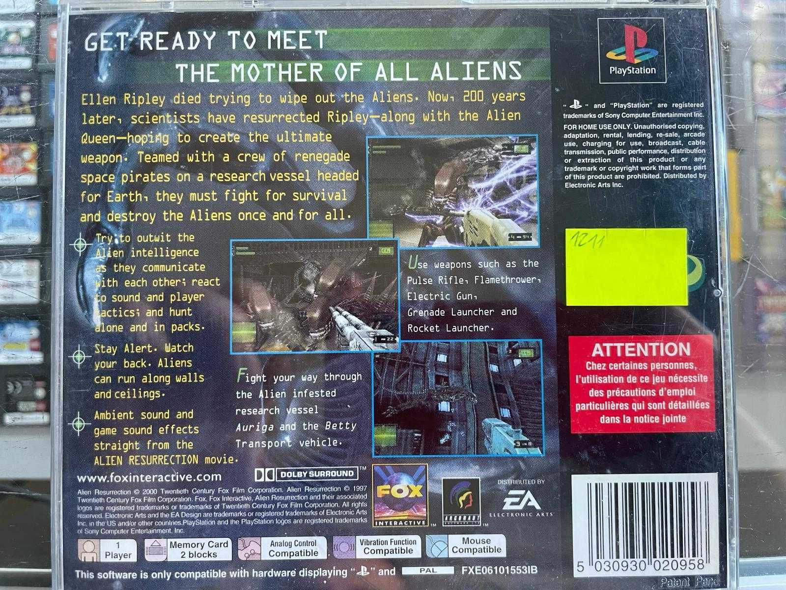 Playstation - Alien Resurrection - Sklep - Wolumen - Metro Wawrzyszew