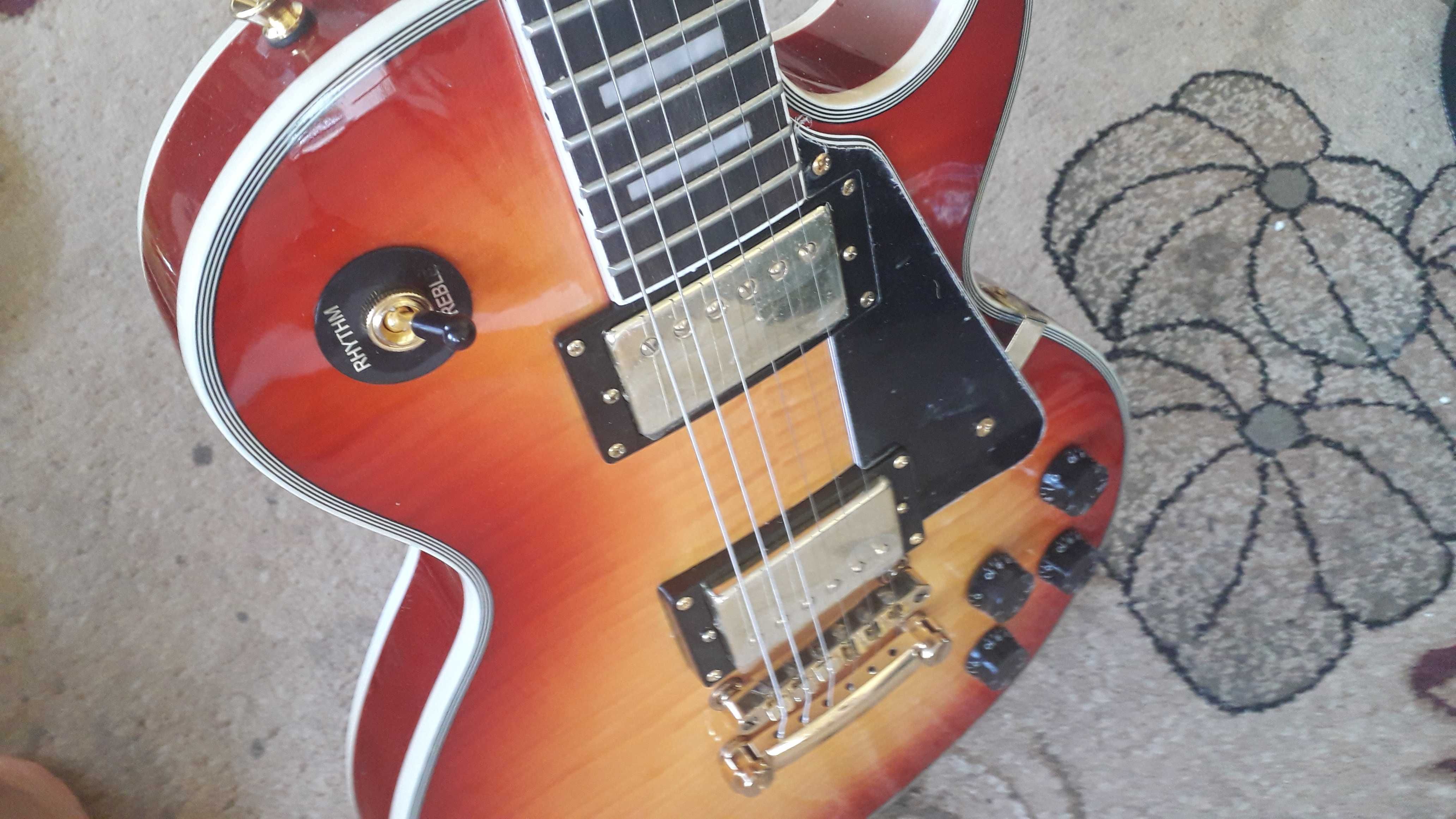 Электрогитара Гibson Les Paul Custom Sunburst Tea китай