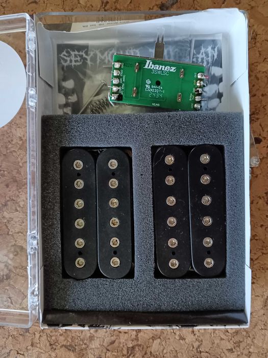 Przetworniki Quantum + przełącznik 5 pozycyjny (od Ibanez RGRT420 wk)
