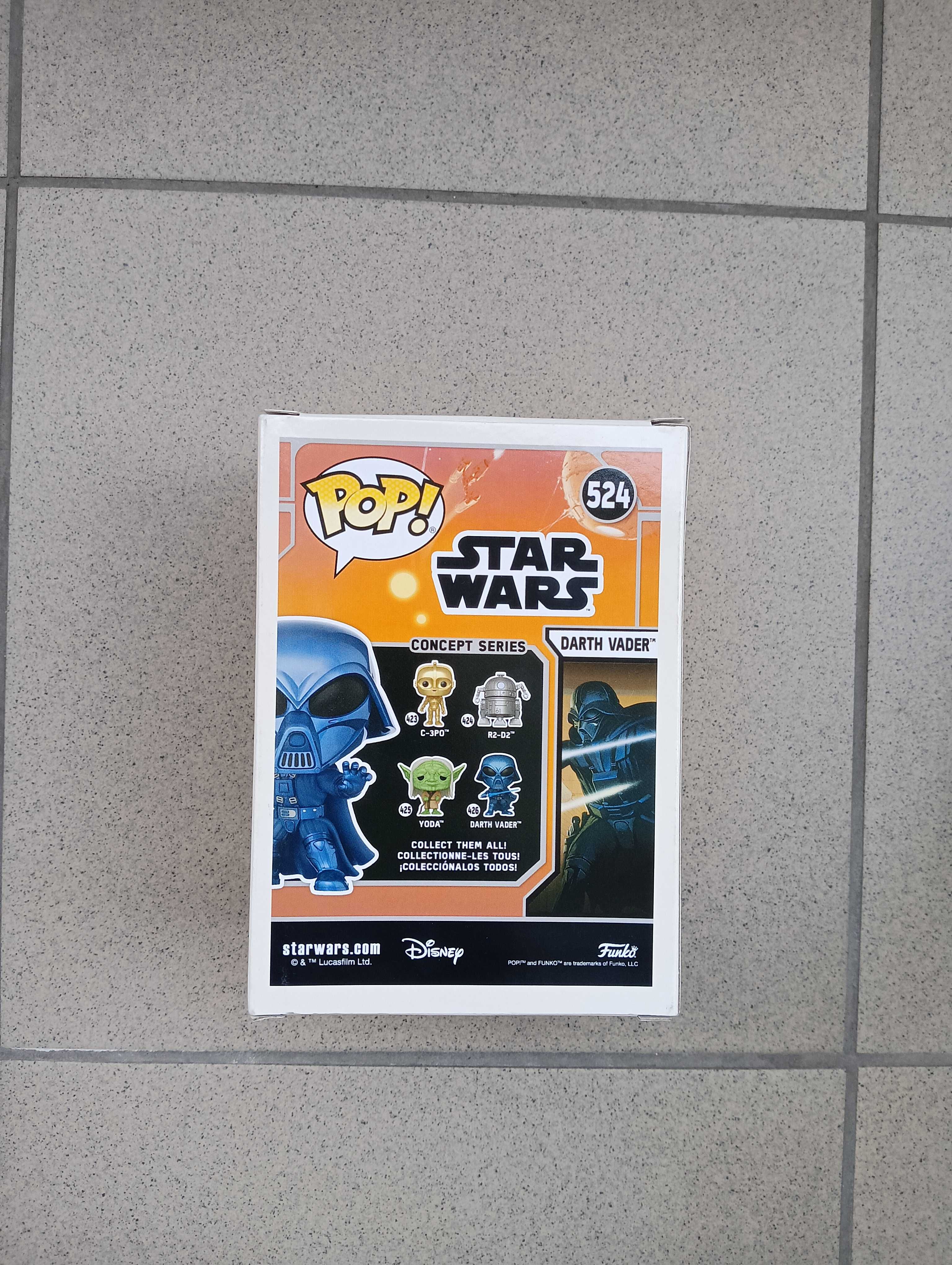 Funko pop Star Wars Darth Vader concept series disney exclusive 524 !